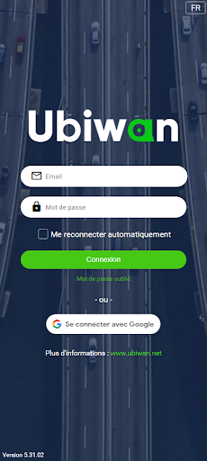 Android application Ubiwan Connect screenshort