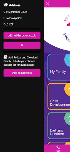 Redcar & Cleveland family hubs Screen 2