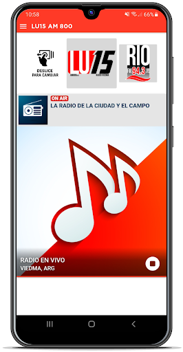 Android application LU15 AM 800 screenshort