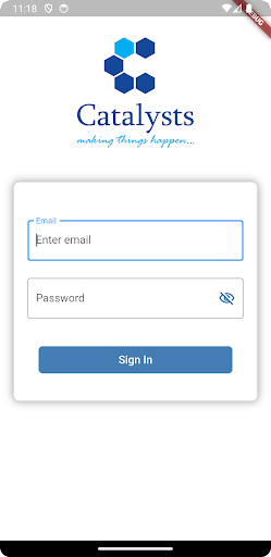 Android application CatalystsHR screenshort