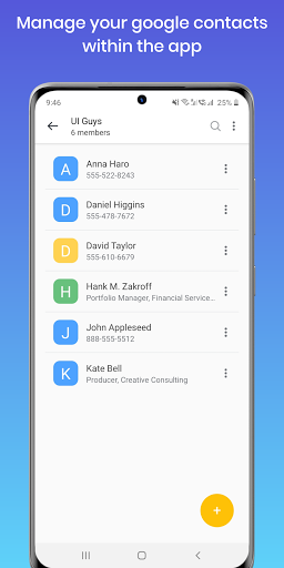 Shared Contacts® : Contact App Screen 3