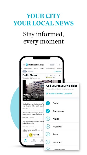 Hindustan Times - News App 4.8.45 APK + Мод (Unlimited money) за Android