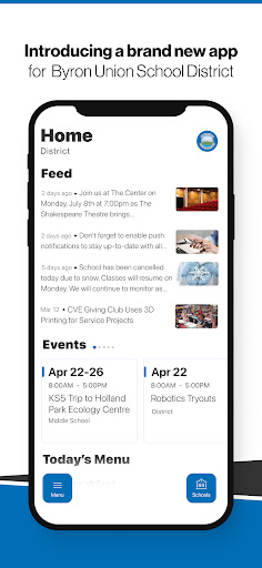 Android application Byron Union School District screenshort