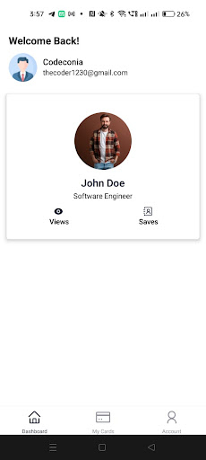 Deltacard - NFC Business Card Screen 3