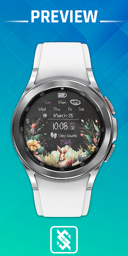 Android application BFF18- Easter Bunny and Flower screenshort