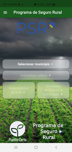 Android application PSR - Programa de Seguro Rural screenshort