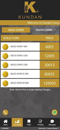 Android application KUNDAN COINS screenshort