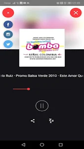 Bomba FM Radio Colombia