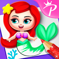 Раскраска для детей-детская принцесса раскраски