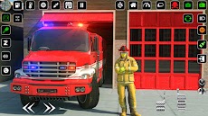 消防士消防車シミュレーターオフラインゲームのおすすめ画像1