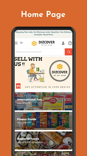 Android application Dizcover screenshort