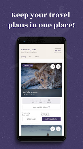 Exeter Safaris Travel App