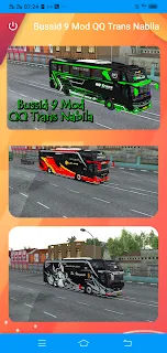 Bussid 9 Mod QQ Trans Nabilla