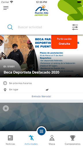 Deportes Puente Alto Screen 2