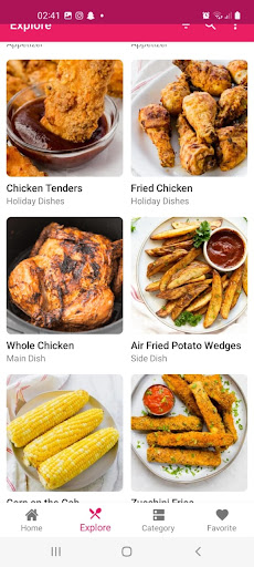 Air Fryer recipes Screen 2