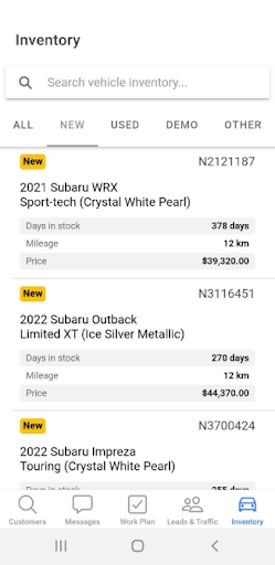 DealerMine CRM Screen 2