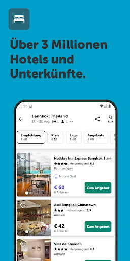 checkfelix: Flüge Hotels Autos Screen 3