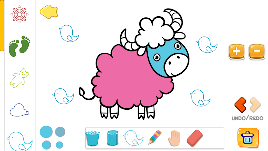 Yak Coloring Sheep Draw Book
