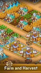 Steam Town: Farm & Battle MOD APK 1.5.5 (Unlimited Gold, Diamond) 2