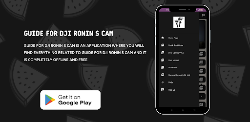 Android application Guide for DJI Ronin S Cam screenshort