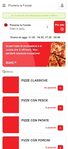 Pizzeria la Favola Screen 2