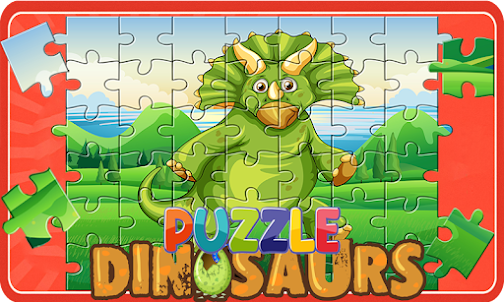 Dinosaur jigsaw Puzz dino game