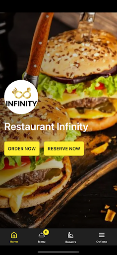 Android application Restaurant Infinity screenshort