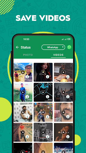 Save Status Download and Share