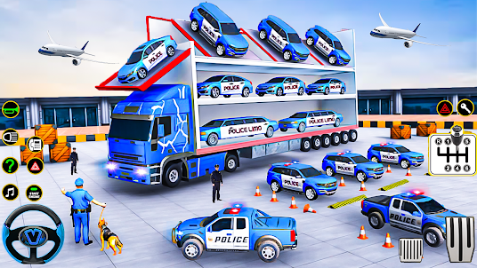 US Police Cars Transport Games