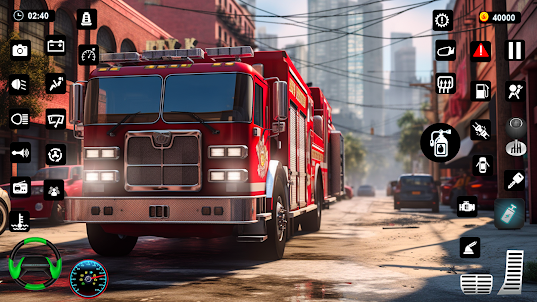 trò chơi xe cứu hỏa cho trẻ em
