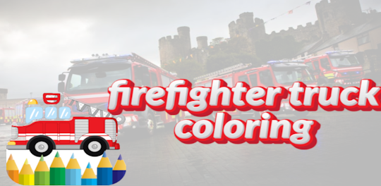 camión de bomberos colorear