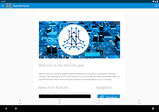 Android application Netronik screenshort