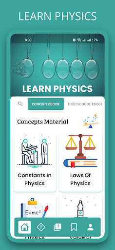 Screenshot of Learn Physics: Physics Mastery