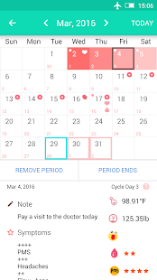 Period Tracker - My Calendar 1.31 APK screenshots 2