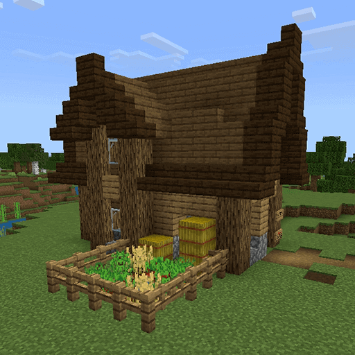 House maps for minecraft logo