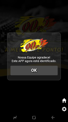 90.5 FM Controle Screen 3