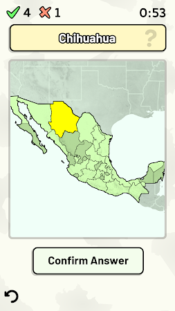 Game screenshot States of Mexico Quiz mod apk