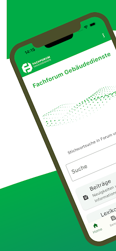 Android application Fachforum Gebäudedienste v2 screenshort