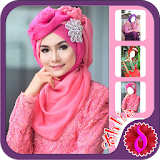 Modern Kebaya Bridal Hijab icon