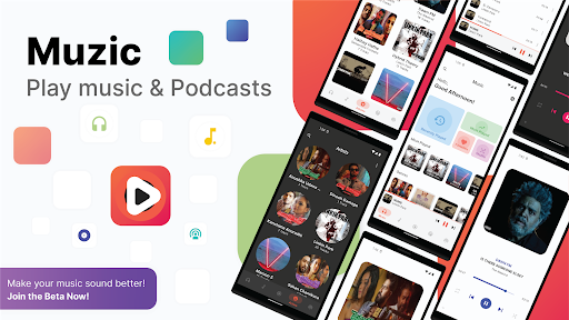Android application Muzic: Play Music & Podcasts screenshort