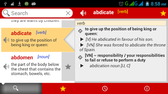 English Dictionary offline Screenshot