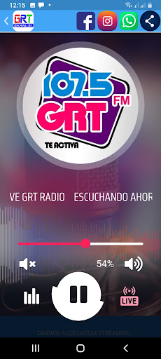Android application GRT Medios screenshort