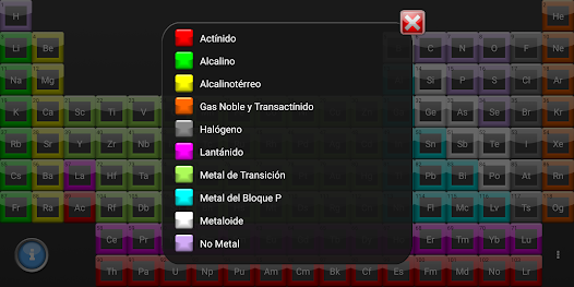 Screenshot 2 Tabla Periódica 2020 - Interac android