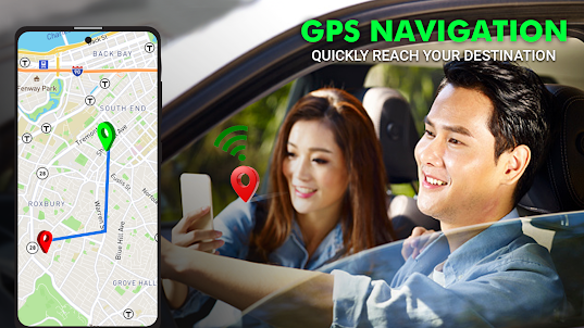 GPS Navigation & Maps route