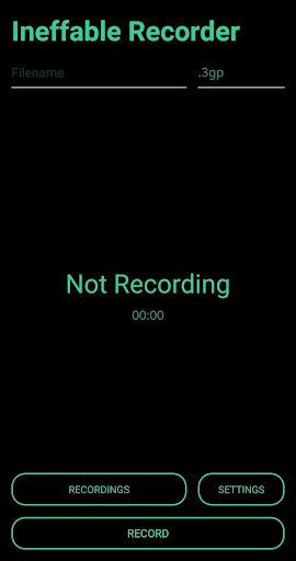 Ineffable Recorder (Free Voice Screenshot 1 - AppWisp.com