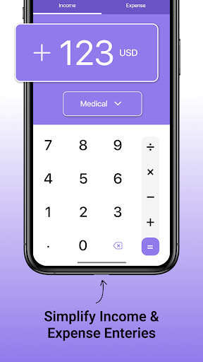 Screenshot of Expense Budget Planner
