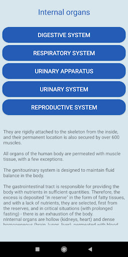 Human anatomy Screen 3