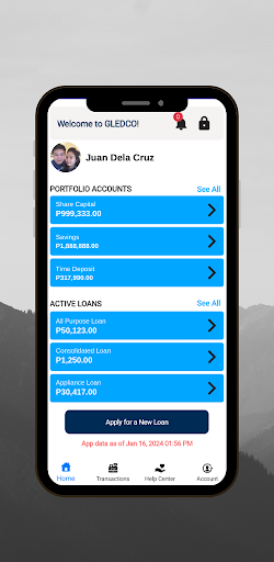 Android application Gledco One screenshort
