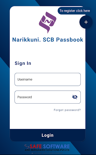 Android application Narikkuni Smart Passbook screenshort