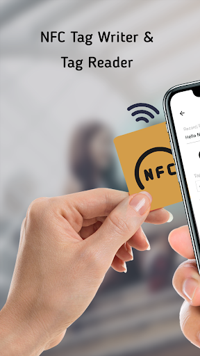 Android application NFC Tag Reader & Writer screenshort